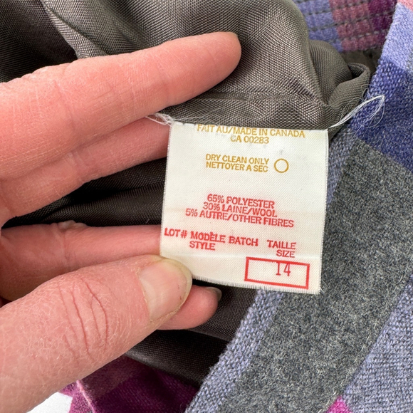 Paris Star Vintage Preppy Acadamia Skirt size 14 - Picture 9 of 9